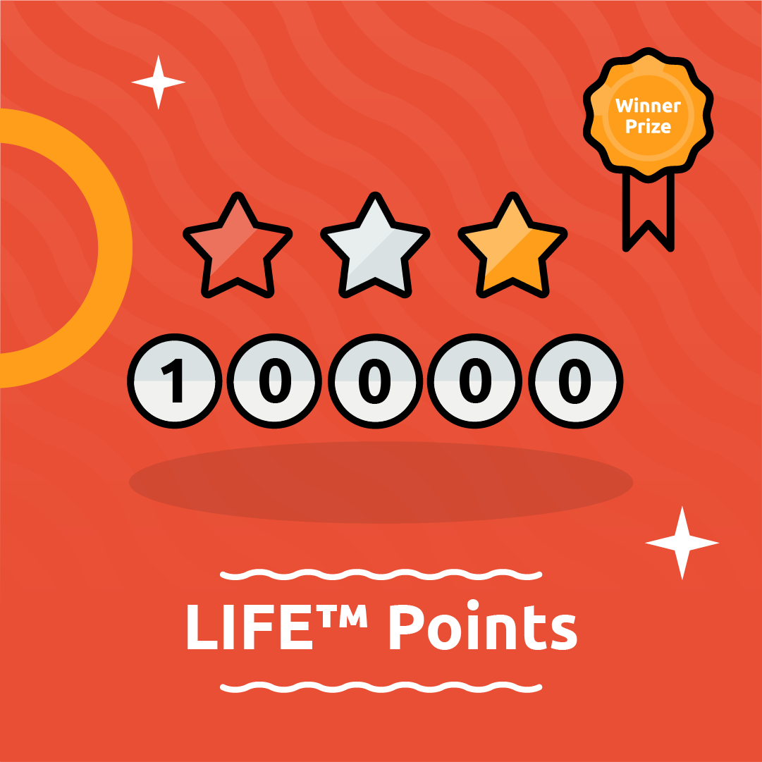 10,000 LIFE points