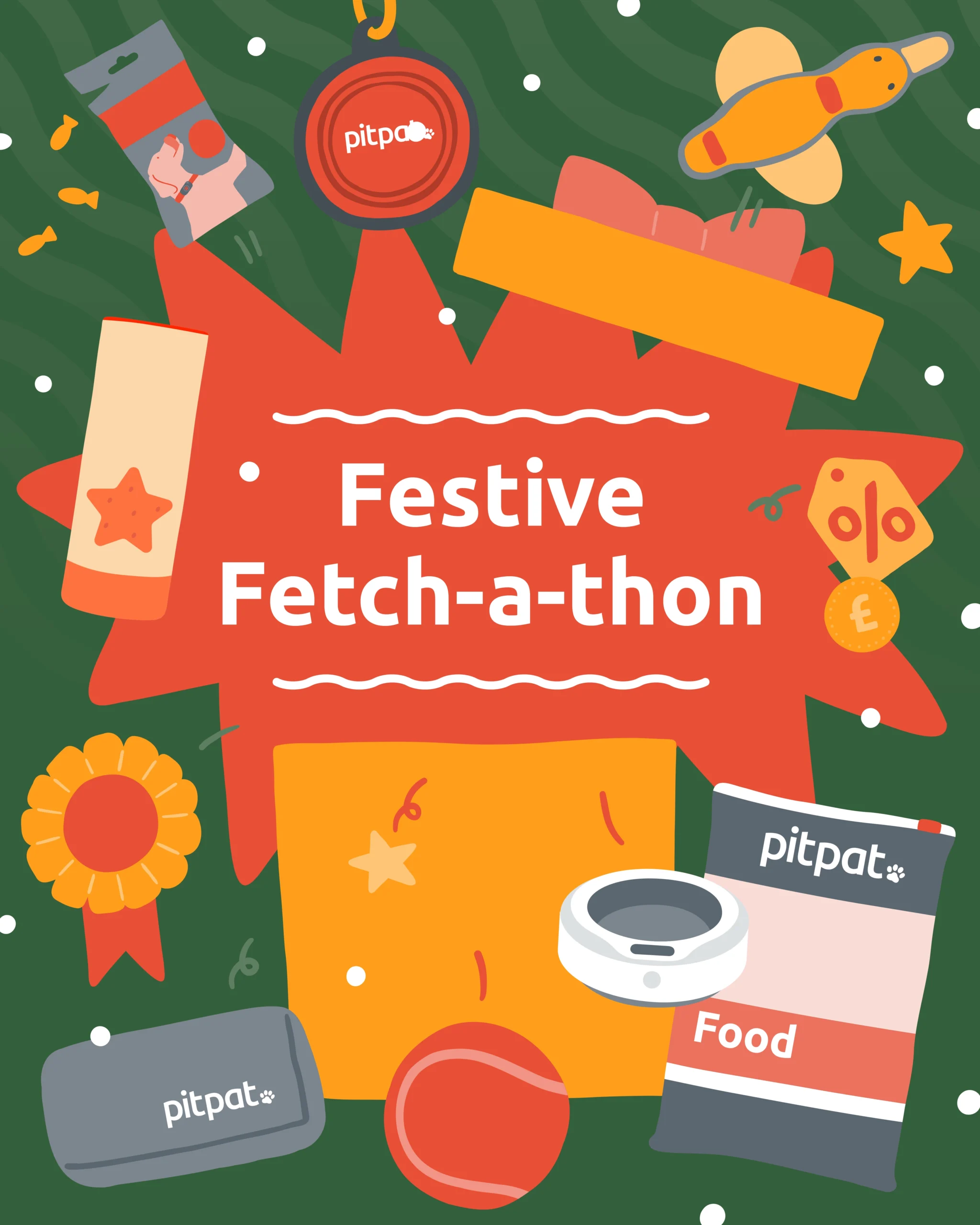 PitPat LIFE™ Members Activity Challenge is the Festive Fetch-a-thon with over £1200 worth of Prizes up for grabs